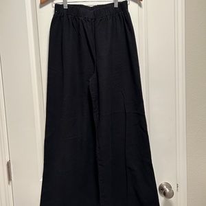 Black Crane wide leg pants size medium M